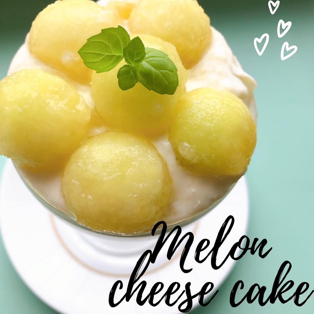 メロンチーズケーキ